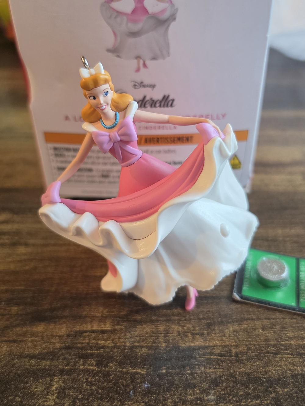 Disney Cinderella Hallmark Keepsake Magic Sound Ornament
